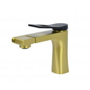 Смеситель для раковины Bronze de Luxe Element EL02XGB матовое золото/черный