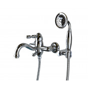 Смеситель для ванны Bronze de Luxe Tiffany 1904CR хром