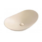 Раковина накладная BelBagno BB1404-H316 бежевый матовый