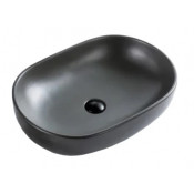 Раковина накладная BelBagno BB1084-H311 серый матовый