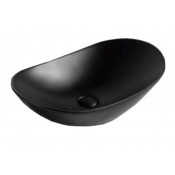 Раковина накладная BelBagno BB1404-H301 черный матовый