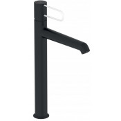 Смеситель для раковины Jacob Delafon Odeon Rive Gauche E21030-00-BL черный/белый