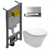 Подвесной унитаз с инсталляцией комплект Jacob Delafon Rodin+ E21749RU-00