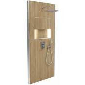 Душевая система Jacob Delafon Ecrin E803001-D33 хром/дуб