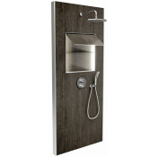 Душевая система Jacob Delafon Ecrin E803011-D34 хром/темный дуб