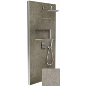 Душевая система Jacob Delafon Ecrin E80302-D36 металлический серый