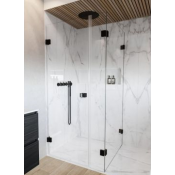 Душевой уголок Riho SZ Scandic NXT X204 GX08022B1 87х87 левый черный/прозрачное