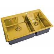 Мойка для кухни Zorg SH 78-2-51-L BRONZE бронза