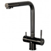 Смеситель для кухни Zorg Inox SZR-7039 GRAFIT с подключением к фильтру графит