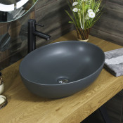 Раковина накладная Melana MLN-320316MDG матовый темно-серый