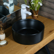 Накладная раковина Melana MLN-7078ABM черный матовый