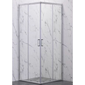 Душевой угол Veconi Rovigo RV101-80-01-C6 80х80 хром/прозрачное