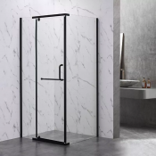 Душевой угол Veconi Rovigo RV-18 RV18B-80-01-C6 80х80 черный/прозрачное