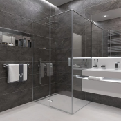 Душевой угол Veconi Rovigo RV073-8080-01-C4 80х80 хром/прозрачное