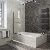 Шторка на ванну Veconi Palau PL79B-70-01-C4 70 черный