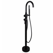 Смеситель напольный для ванны Kaiser Merkur 26282-2 черный матовый