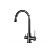 Смеситель для кухни Kaiser Merkur 26744-15 под фильтр воронёная сталь