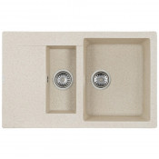 Кухонная мойка Kaiser KM2M-5080 Beige бежевый мрамор