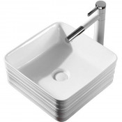 Раковина накладная Mira MR-3838D белый