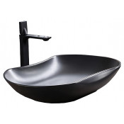 Раковина накладная Mira MR-6641MB черный матовый