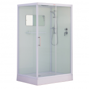 Душевая кабина Esbano ESKW129СKR белый/прозрачное