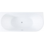 Акриловая ванна Aquanet Family Elegant A 3805-N-MW-MB 293077 180х80 белый матовый/черный матовый