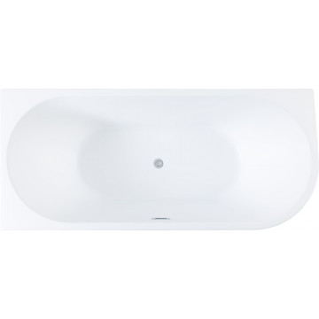 Акриловая ванна Aquanet Family Elegant A 3805-N-MW-MB 293077 180х80 белый матовый/черный матовый