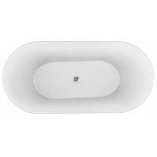 Акриловая ванна Aquanet Family Smart 88778-MW-MB 293084 170х78 белый матовый/черный матовый