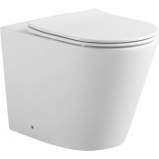 Унитаз приставной Aquanet Rimless Atago 2.0 F 243548 с сидением Soft Close-SLIMSEAT