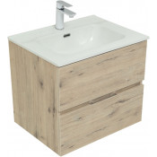 Тумба с раковиной Aquanet Алвита new 277513/254363 60 дуб веллингтон