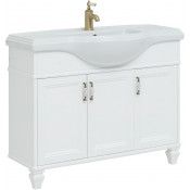 Тумба под раковину Aquanet Валенса new 105 252282 белый матовый