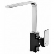 Смеситель для кухни ECA Tiera 103518123EX черный/хром
