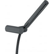 Душевой гарнитур Nobili Rubinetterie AD146/26FLP со шлангом черный