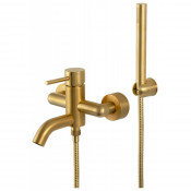Смеситель Remer X STYLE X02BG для ванны (золото шлифованное)
