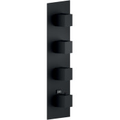 Смеситель для душа с термостатом Nobili Seven WE00103/QBM черный матовый