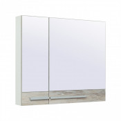 Зеркало-шкаф Руно Вудлайн 85 00-00001007 белый/дуб