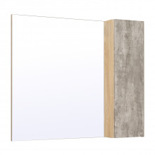 Зеркало-шкаф Руно Мальта 85 00-00001104 серый/дуб