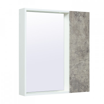 Зеркало-шкаф Руно Манхэттен 65 00-00001016 серый бетон