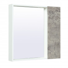 Зеркало-шкаф Руно Манхэттен 75 00-00001017 серый бетон