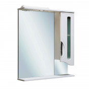 Зеркало-шкаф Руно Толедо 65 00000001040 белый