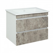 Тумба под раковину Руно Манхэттен 00-00001019 75 серый бетон