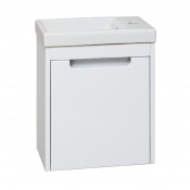 Тумба под раковину Руно Микра 40 00000001078 белый