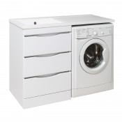 Тумба под раковину Руно Орион УТ000003442 60 белый/правое крыло/кронштейн