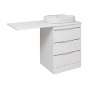 Тумба под раковину Руно Орион 60 КО-00001095 со столешницей белый