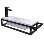 Консоль под раковину Grossman Метрис-50 105002 черный