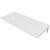 Столешница под раковину над стиральной машиной 1Marka Wash 110 Ц0000004097 белый глянец