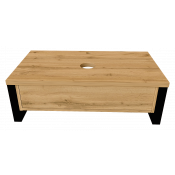 Тумба подвесная 1Marka Grunge Loft 80Н Ц0000005442 дуб вотан