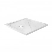 Душевой поддон WasserKRAFT Rhin 44T03 90х90 белый мрамор