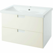 Тумба под раковину Bellezza Пегас 80 с 2 ящиками бежевый