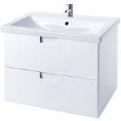 Тумба под раковину Bellezza Пегас 80 с 2 ящиками белый